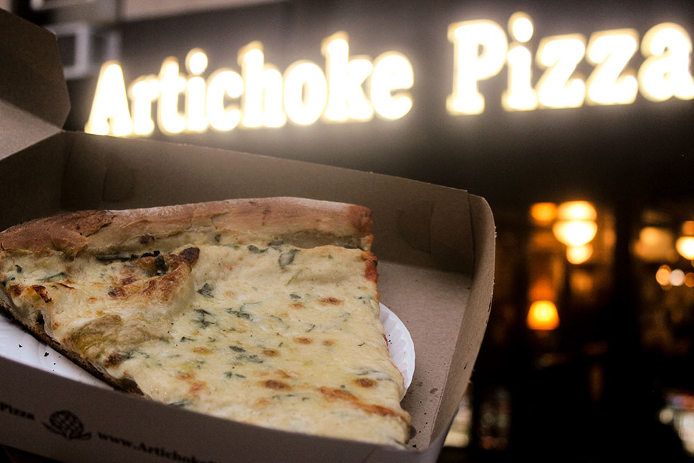 Artichoke Pizza, Artichoke Basille's Pizza, NYC USA