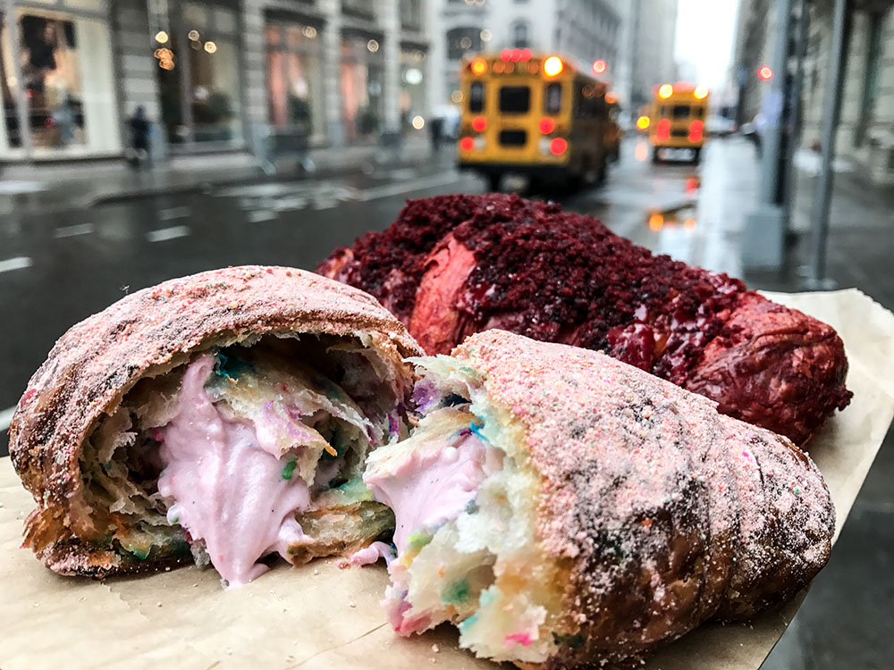 Birthday Cake Croissant, Red Velvet Croissant from Union Fare (NYC)
